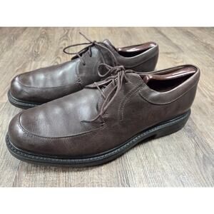 Red Wings Brett 4075 Steel Toe Dress Casual Oxfords Brown Leather Work Shoes 11D